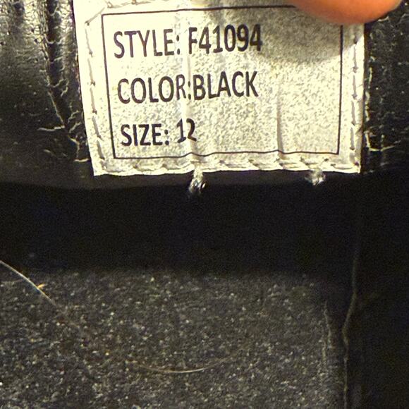 Faranzi Mens Black Patent Leather Loafer Slip-On Tuxedo Dress Shoe Size 12 - Picture 10 of 10